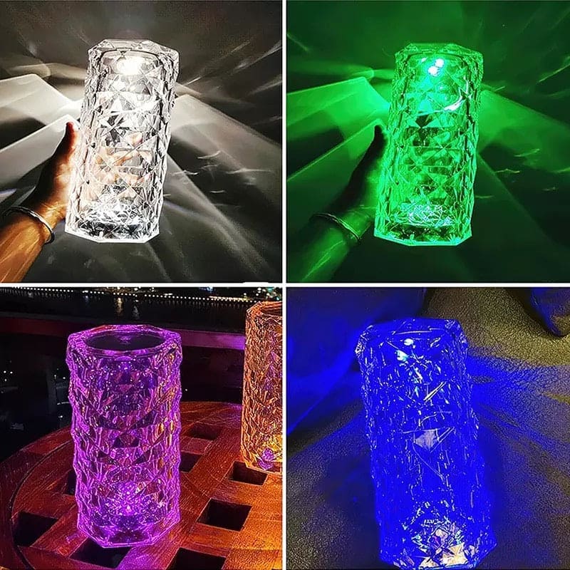 Crystal Table Night Lamp Billux Bazaar